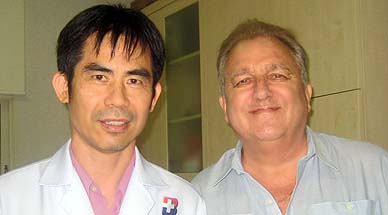 With Dr Pornchai, ace gall bladder remover, June 2008